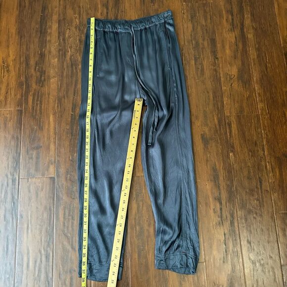 XIRENA Rayon High Rise Casual Drawstring Pants in Dark Grey - Picture 12 of 13